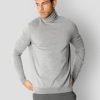 Strik Clean Cut Copenhagen | Merino Wool Knitted Rollneck - Lysegra Mel