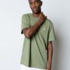 T-Shirts Clean Cut Copenhagen | Cross Logo Organic T-Shirt - Stovet Gron