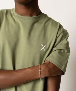 T-Shirts Clean Cut Copenhagen | Cross Logo Organic T-Shirt - Stovet Gron