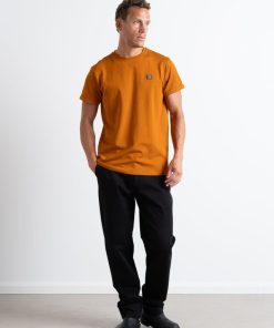 T-Shirts Clean Cut Copenhagen | Basic Organic T-Shirt - Rust Orange