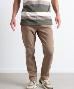 Bukser Clean Cut Copenhagen | Milano Jersey Stretch Pants - Mork Kamel Mel