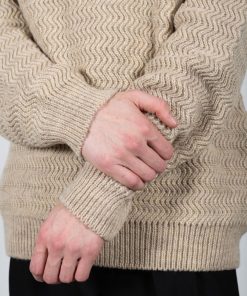 Strik Clean Cut Copenhagen | Aksel Knit Crew Neck - Ecru Melange