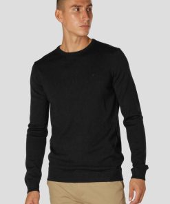 Strik Clean Cut Copenhagen | Merino Wool Knitted Jumper - Sort