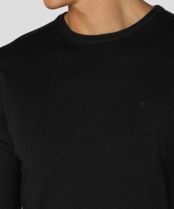 Strik Clean Cut Copenhagen | Merino Wool Knitted Jumper - Sort