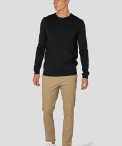 Strik Clean Cut Copenhagen | Merino Wool Knitted Jumper - Sort