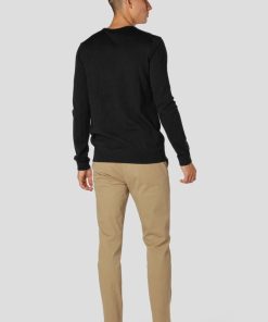 Strik Clean Cut Copenhagen | Merino Wool Knitted Jumper - Sort