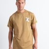 T-Shirts Clean Cut Copenhagen | Emil Organic T-Shirt - Dark Khaki