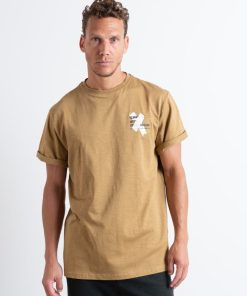 T-Shirts Clean Cut Copenhagen | Emil Organic T-Shirt - Dark Khaki