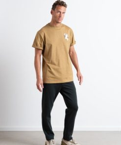 T-Shirts Clean Cut Copenhagen | Emil Organic T-Shirt - Dark Khaki