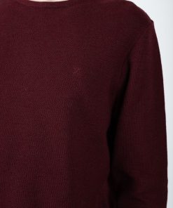 Strik Clean Cut Copenhagen | Lauritz Recycled Strik - Dark Plum Melange