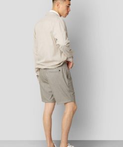 Skjorter Clean Cut Copenhagen | Jamie Cotton/Linen Shirt - Sand Melange