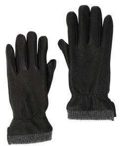 Tilbehor Clean Cut Copenhagen | Stephan Leather Gloves - Sort