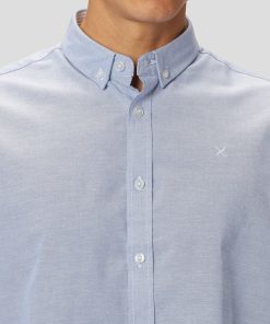 Skjorter & Overskjorter Clean Cut Copenhagen | Oxford Stretch Shirt - Lysebla