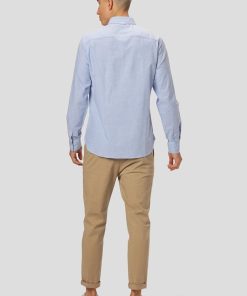 Skjorter & Overskjorter Clean Cut Copenhagen | Oxford Stretch Shirt - Lysebla