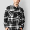 Overskjorter Clean Cut Copenhagen | Davis Overshirt - Black W. Ecru