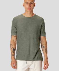 T-Shirts Clean Cut Copenhagen | Mathis Cotton T-Shirt - Stovet Gron