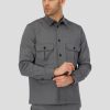 Skjorter & Overskjorter Clean Cut Copenhagen | Milano Pocket Overshirt - Denim Melange