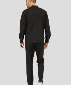 Skjorter & Overskjorter Clean Cut Copenhagen | Copenhagen Jeff Zip Overshirt - Sort