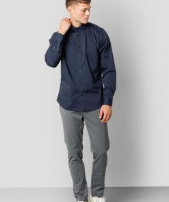 Skjorter Clean Cut Copenhagen | London Nano Stretch Skjorte - Navy