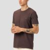 T-Shirts Clean Cut Copenhagen | Kolding Organic Cotton T-Shirt - Dark Brown