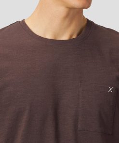 T-Shirts Clean Cut Copenhagen | Kolding Organic Cotton T-Shirt - Dark Brown