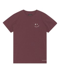 T-Shirts Clean Cut Copenhagen | Patrick Organic T-Shirt - Dark Plum