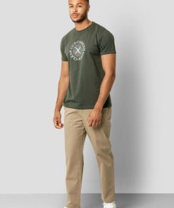 T-Shirts Clean Cut Copenhagen | Tanner Printed T-Shirt - Morke Gron