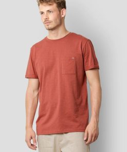 T-Shirts Clean Cut Copenhagen | Kolding Organic Cotton T-Shirt - Rusty Red