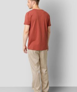 T-Shirts Clean Cut Copenhagen | Kolding Organic Cotton T-Shirt - Rusty Red