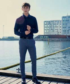 Skjorter & Overskjorter Clean Cut Copenhagen | Clean Formal Stretch Shirt - Navy