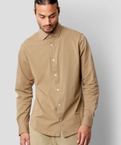 Skjorter Clean Cut Copenhagen | Clean Formal Stretch Shirt - Varm Sand