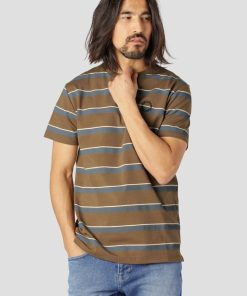 T-Shirts Clean Cut Copenhagen | Grant Organic T-Shirt - Mork Kamel