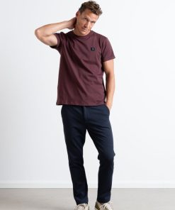 T-Shirts Clean Cut Copenhagen | Basic Organic T-Shirt - Dark Plum