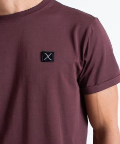 T-Shirts Clean Cut Copenhagen | Basic Organic T-Shirt - Dark Plum