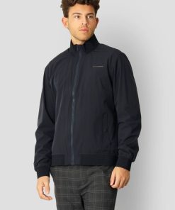 Jakker & Frakke Clean Cut Copenhagen | Ryan Nylon Jacket - Mork Navy