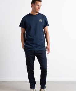 T-Shirts Clean Cut Copenhagen | Geo Organic T-Shirt - Navy