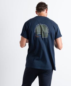 T-Shirts Clean Cut Copenhagen | Geo Organic T-Shirt - Navy