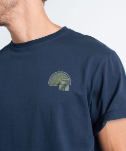 T-Shirts Clean Cut Copenhagen | Geo Organic T-Shirt - Navy