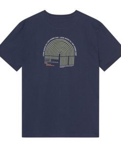 T-Shirts Clean Cut Copenhagen | Geo Organic T-Shirt - Navy