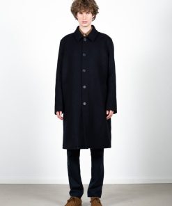 Jakker & Frakke Clean Cut Copenhagen | Carlos Wool Coat - Navy