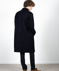 Jakker & Frakke Clean Cut Copenhagen | Carlos Wool Coat - Navy