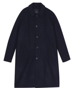 Jakker & Frakke Clean Cut Copenhagen | Carlos Wool Coat - Navy