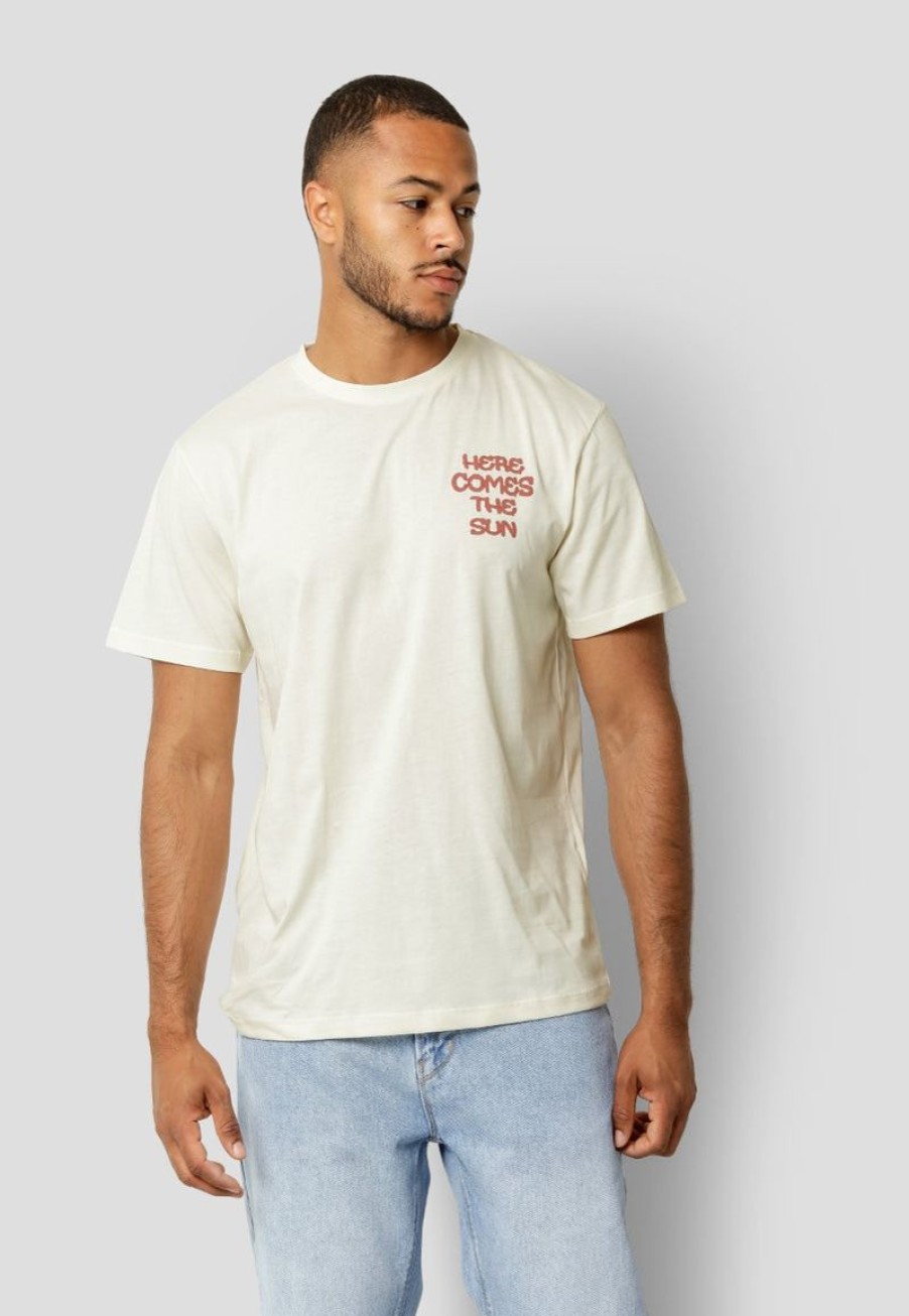 T-Shirts Clean Cut Copenhagen | Sami Cotton T-Shirt - Ecru