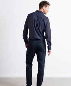 Skjorter Clean Cut Copenhagen | Valencia Stretch Shirt - Mork Navy