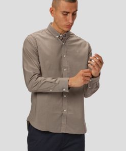 Skjorter Clean Cut Copenhagen | Oxford Stretch Shirt - Stovet Gron