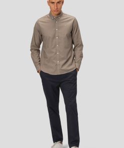 Skjorter Clean Cut Copenhagen | Oxford Stretch Shirt - Stovet Gron