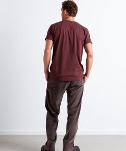 T-Shirts Clean Cut Copenhagen | Kolding Organic Cotton T-Shirt - Dark Plum