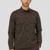 Skjorter & Overskjorter Clean Cut Copenhagen | Milano Pocket Overshirt - Brun Melange