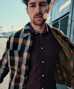 Skjorter & Overskjorter Clean Cut Copenhagen | Antonie Checked Overshirt - Rust Orange Check