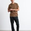 T-Shirts Clean Cut Copenhagen | Madrid V-Neck T-Shirt - Brun